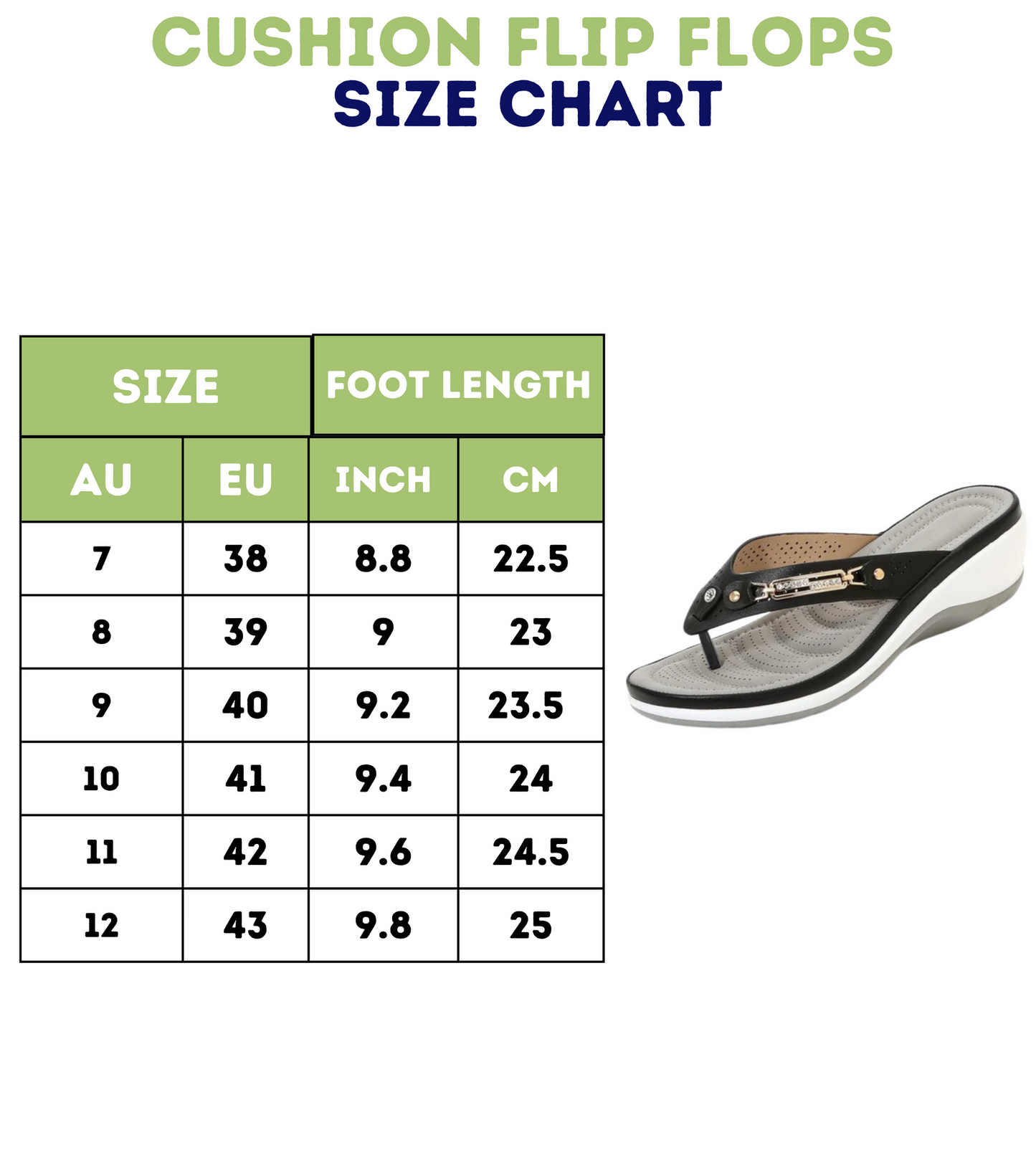 Cushion comfort heel flip-flop sandals for women