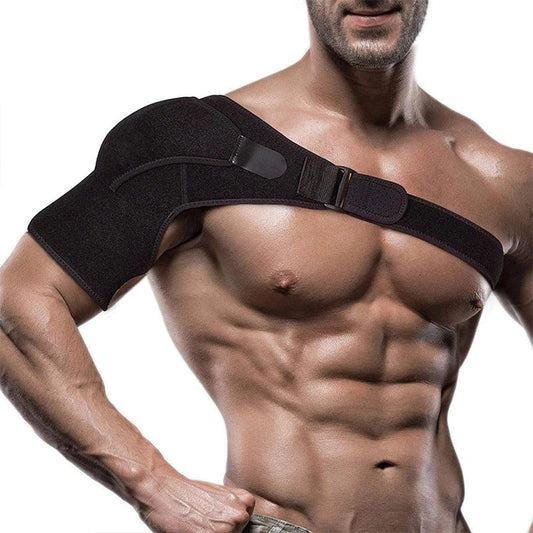 Ergonomic compression shoulder brace universal fit men and women