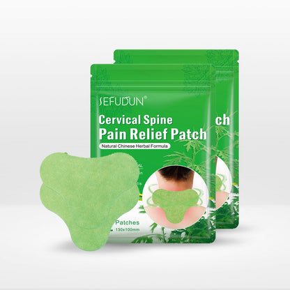 Natural herbal adhesive cervical spine patches for neck
