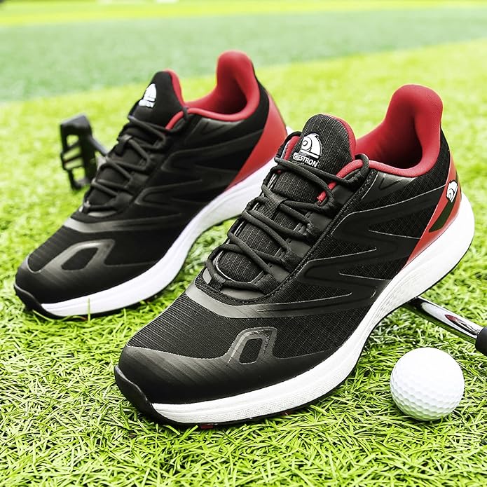 Men's golf shoes air cushion breathable upper