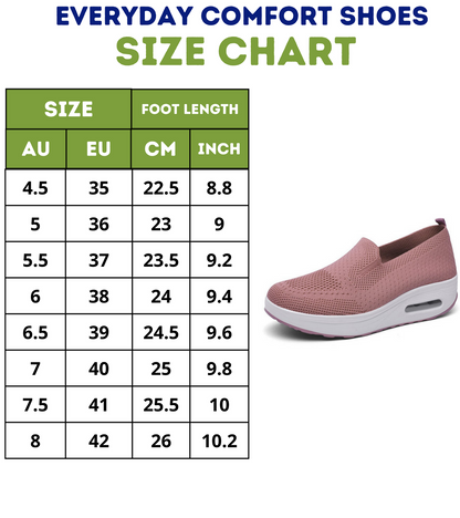 Everyday comfort breathable slip-on women's walking shoes