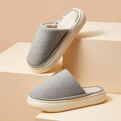 Furry anti-slip indoor and outdoor comfort slippers