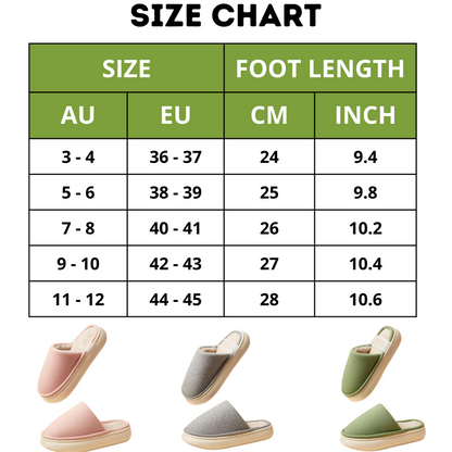 Furry anti-slip indoor and outdoor comfort slippers