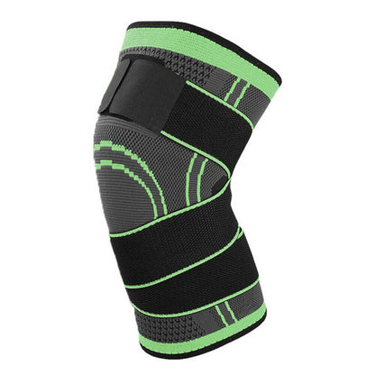 3D-knit knee compression sleeve for arthritis and patellar support