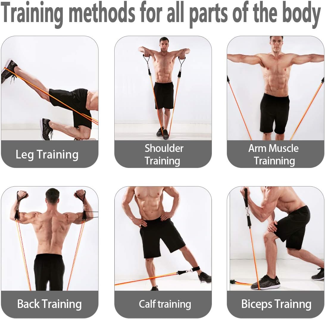 Home gym set bundle for full-body exercises