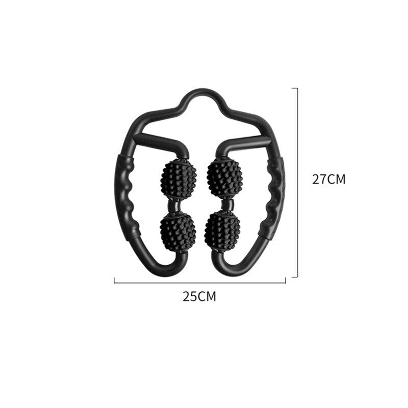 Fit roll trigger point muscle roller for calves and arms