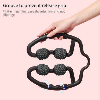 Fit roll trigger point muscle roller for calves and arms