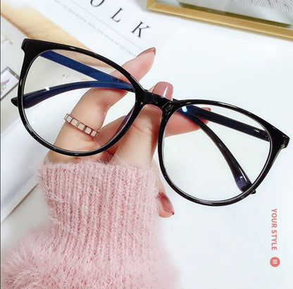 Anti-glare blue light blocking glasses for computer and screen use