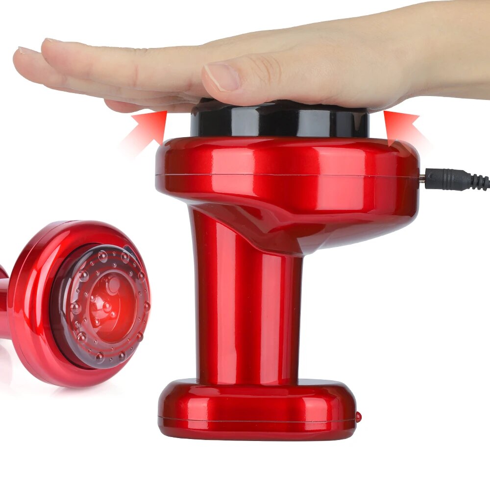 Electric anti-cellulite suction cup body vacuum massage tool