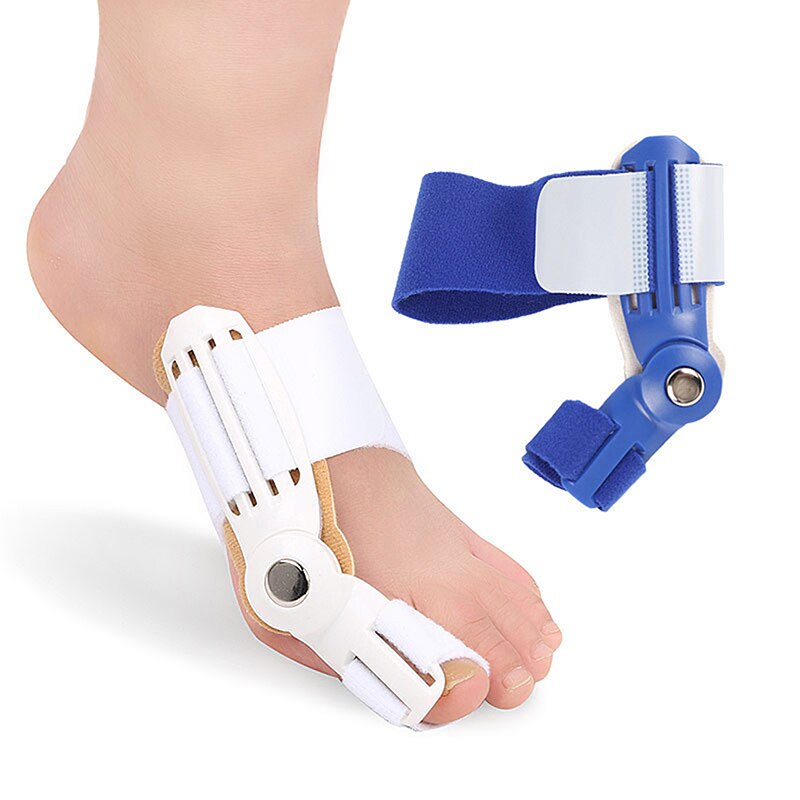 Adjustable bunion corrector toe straightening splint for hallux valgus