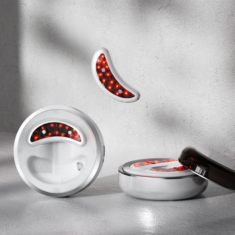 EMS red light heated eye massager mask for dry eyes and fatigue