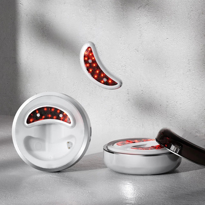 EMS red light heated eye massager mask for dry eyes and fatigue