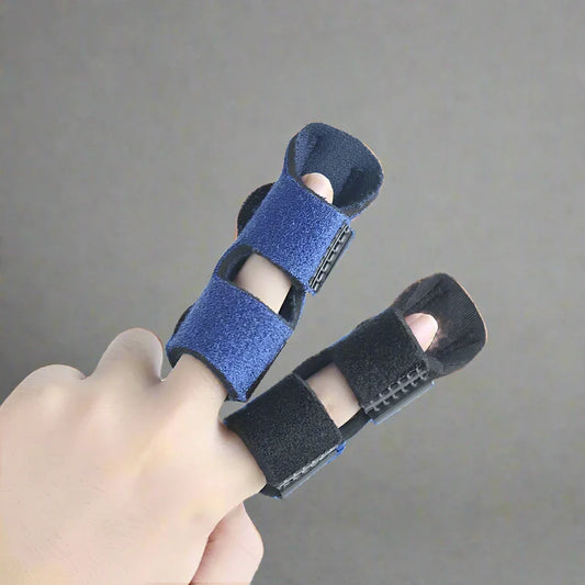 Adjustable trigger finger splint resting brace for tendon recovery