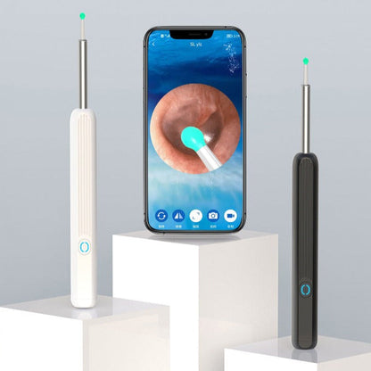 Smart ear wax cleaner with visual camera light and ear pick