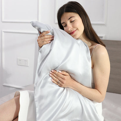 Premium mulberry silk pillowcase for hair and skin