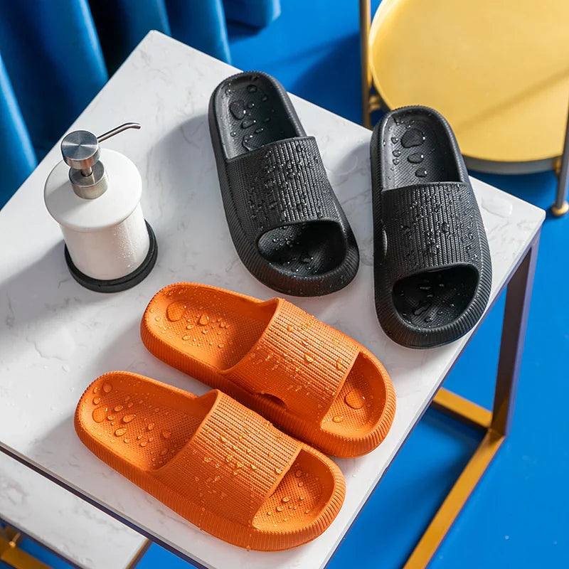 Orthopedic cloud slides extra thick cushion recovery sandals for plantar fasciitis