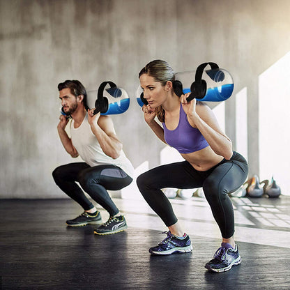 Adjustable water-filled power bag for strength and stability