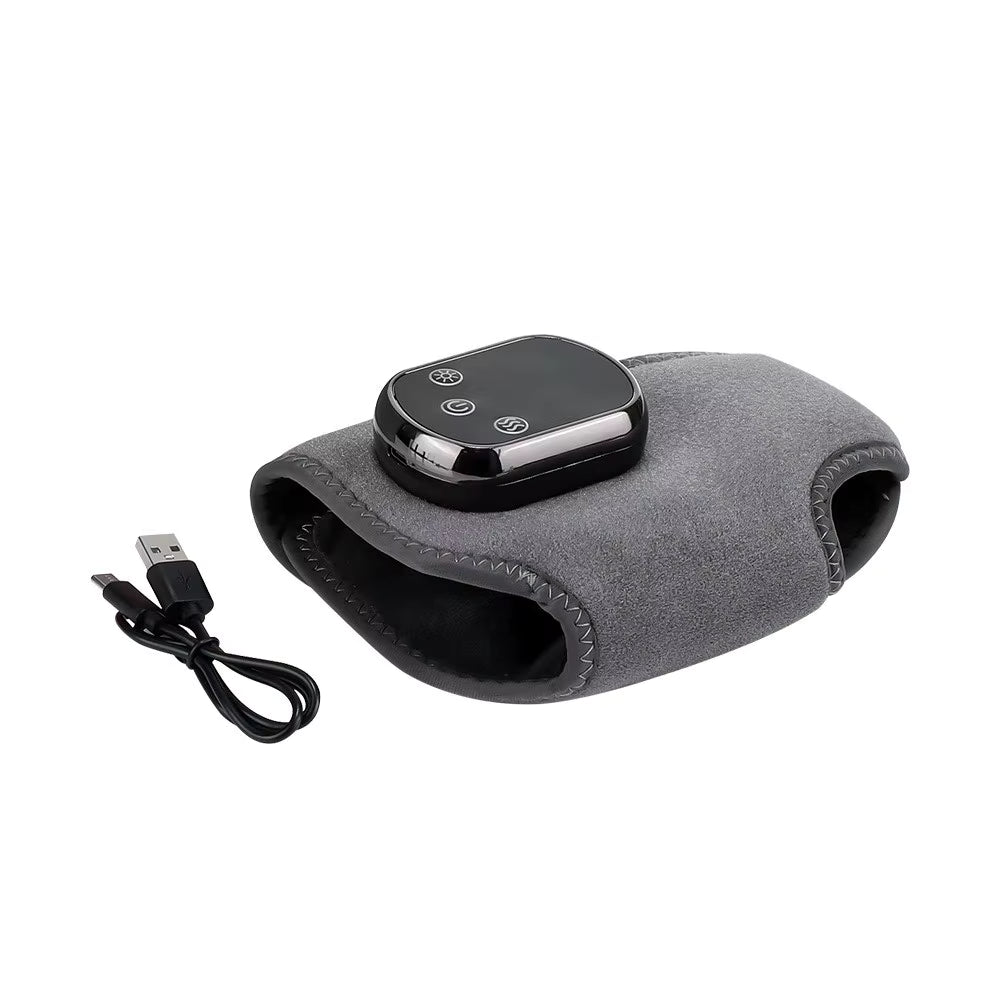 Wireless rechargeable heated foot and ankle wrap
