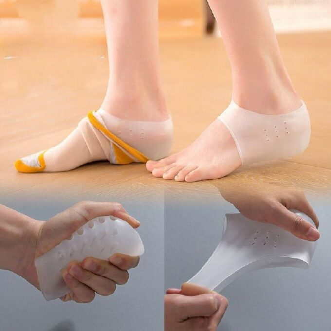 Invisible height-increasing insoles discreet lift inserts