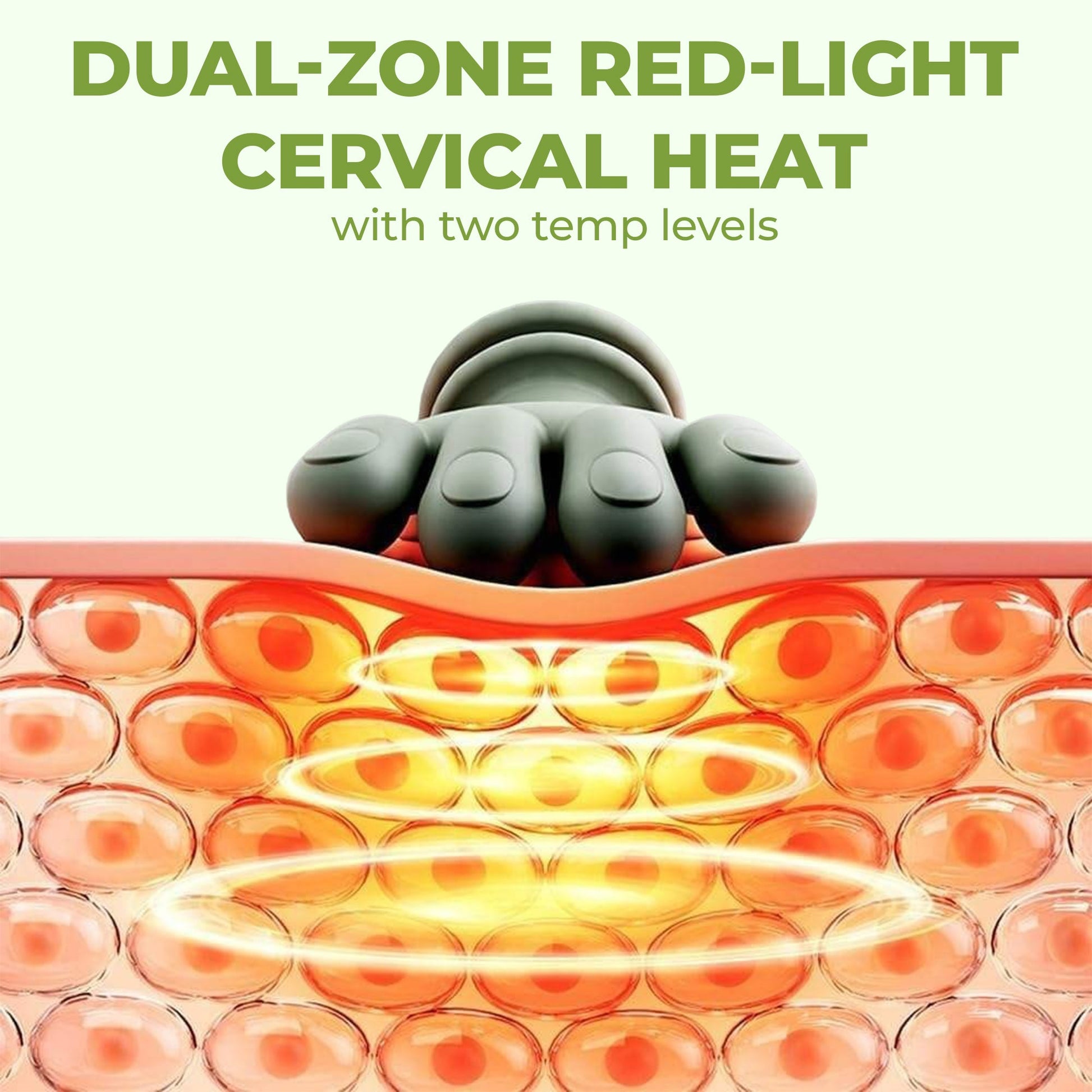 Wireless heated 4D kneading neck and shoulder massager