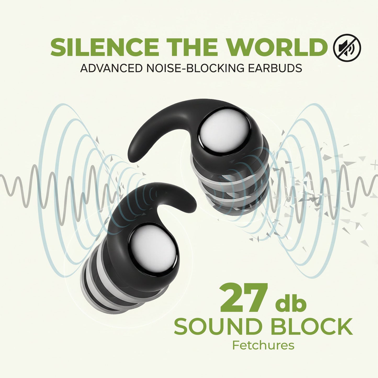 Snoring noise cancellation sleep earplugs