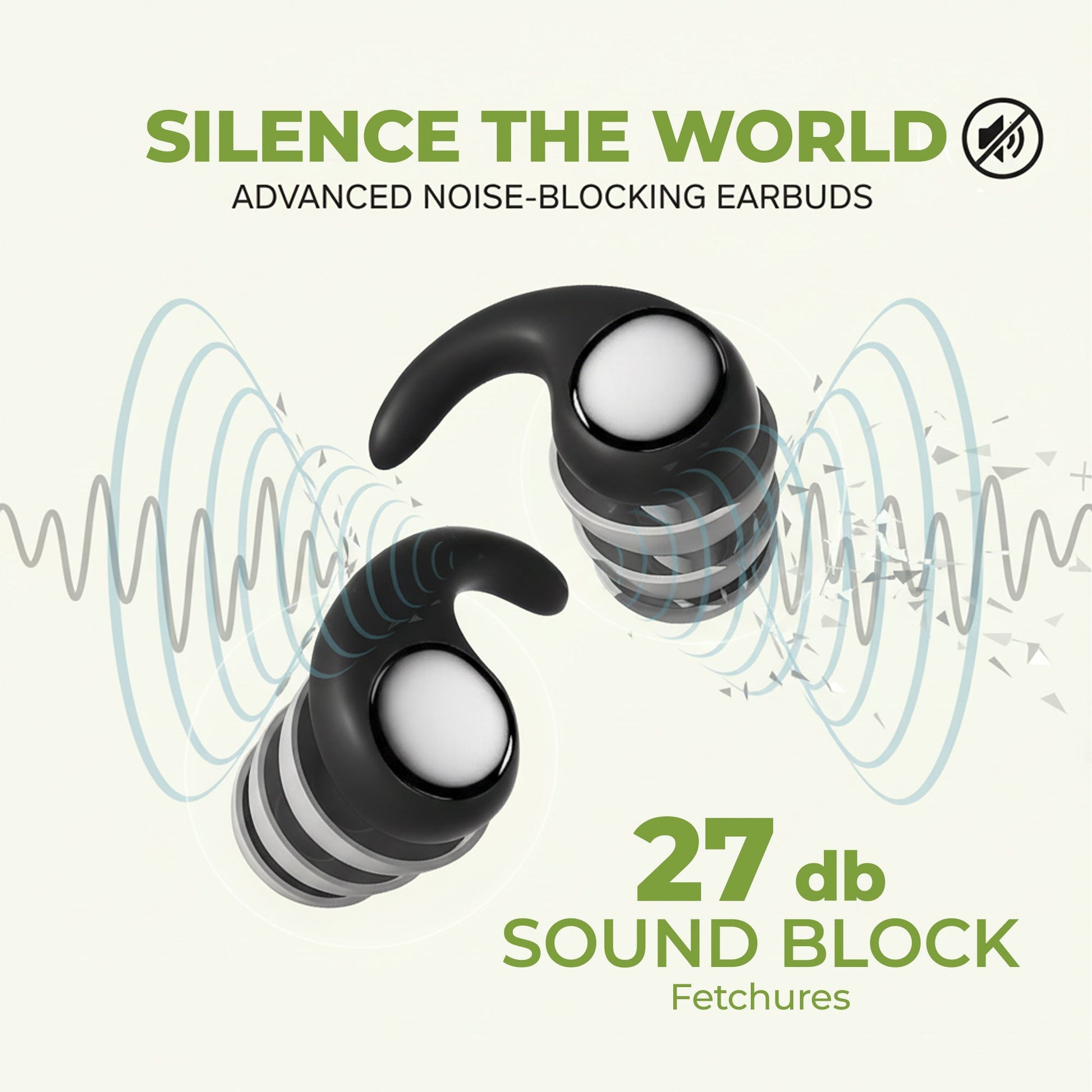 Snoring noise cancellation sleep earplugs