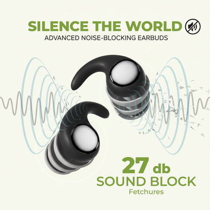 Snoring noise cancellation sleep earplugs