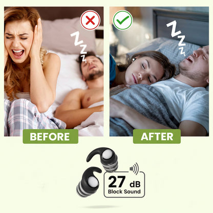 Snoring noise cancellation sleep earplugs