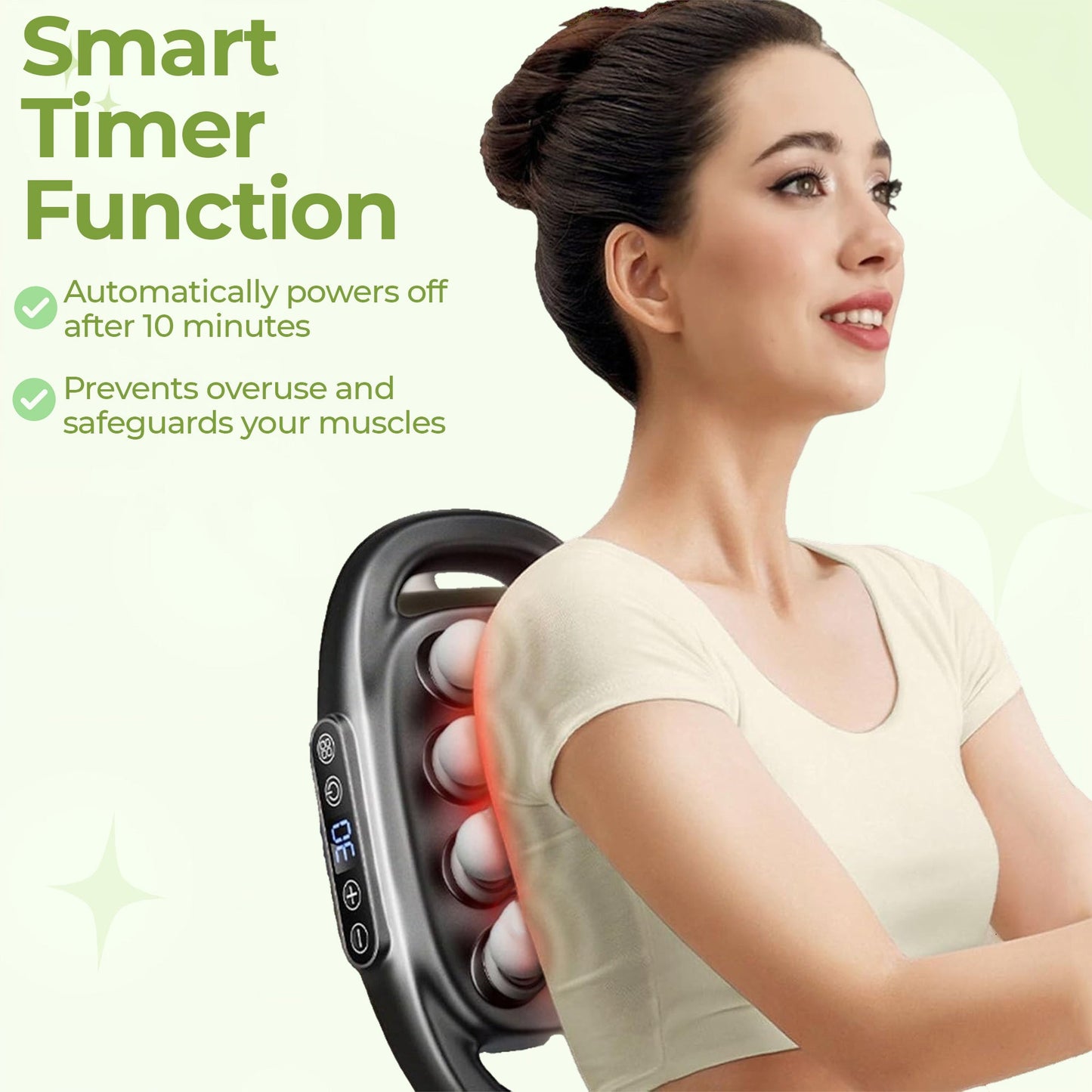 Multi-intensity massager for custom comfort and recovery