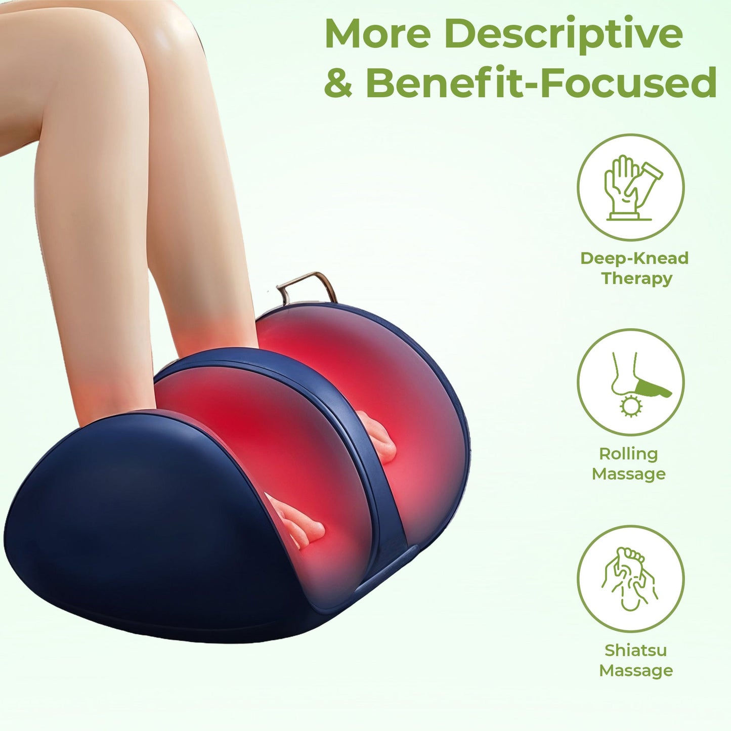 Large foot massager machine kneading for home use