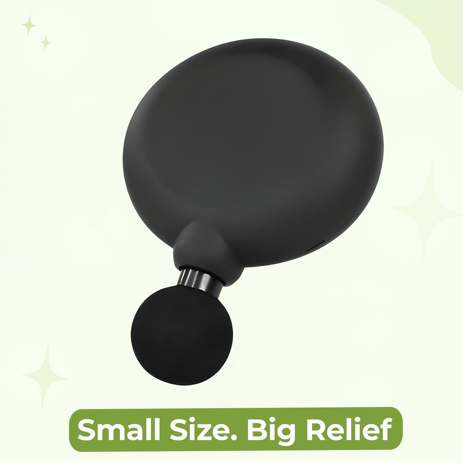 Portable mini quiet percussion deep tissue massage gun