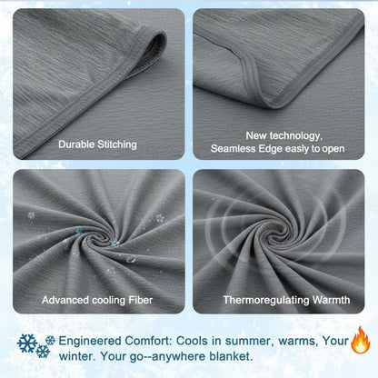 Lightweight cooling blanket temperature-friendly