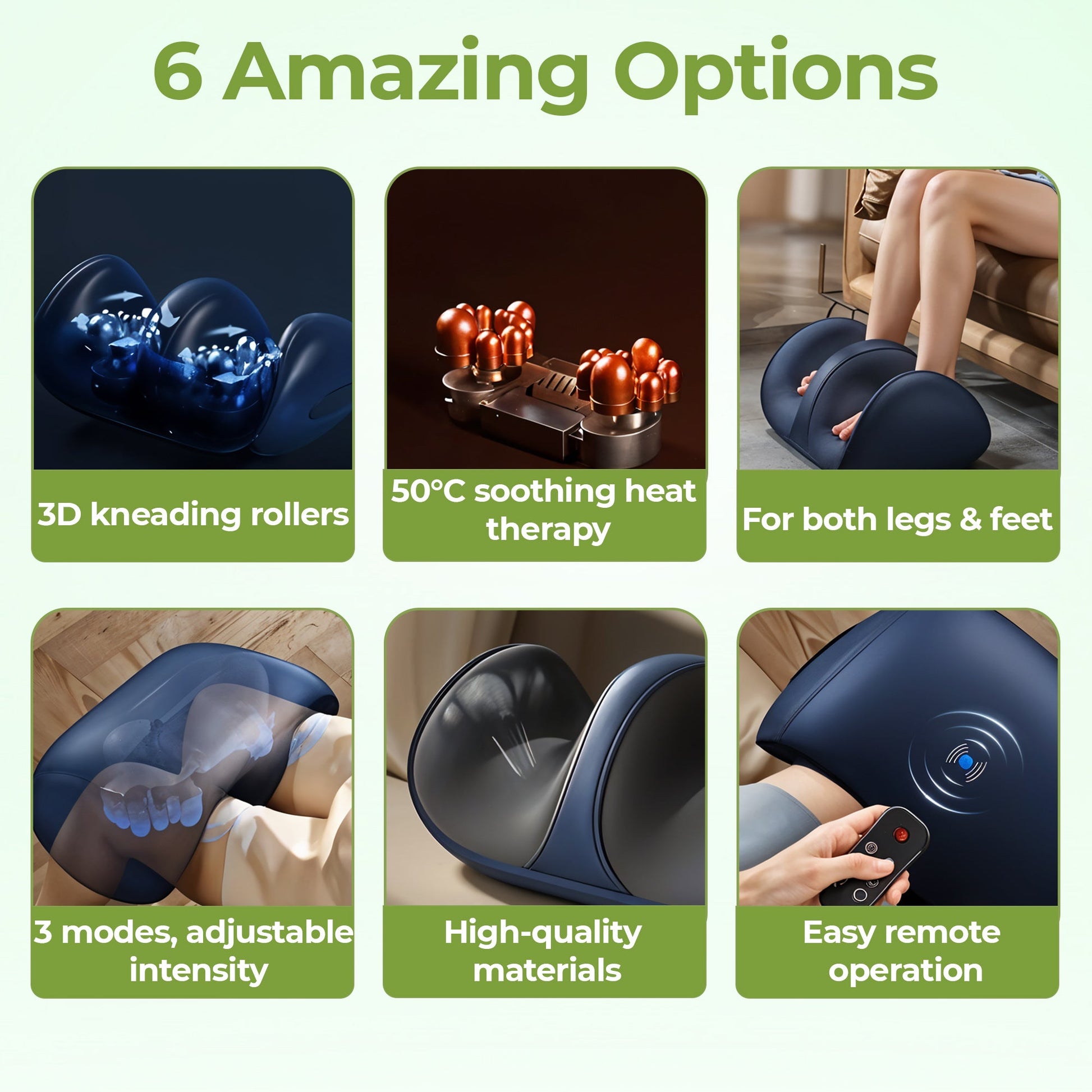 Large foot massager machine kneading for home use