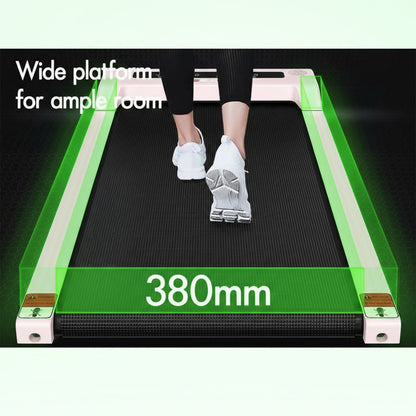 Space-saving electric walking pad treadmill home office