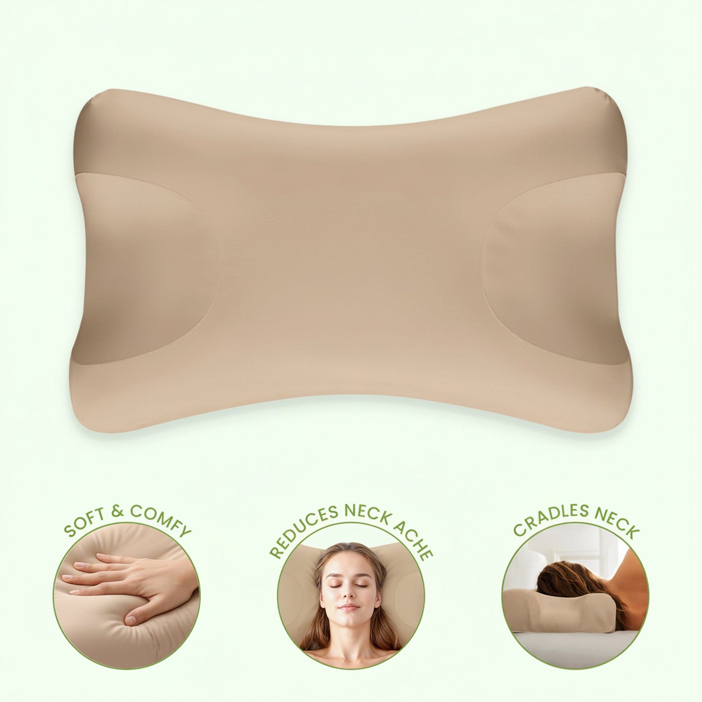 Anti-wrinkle beauty pillow for glowing skin