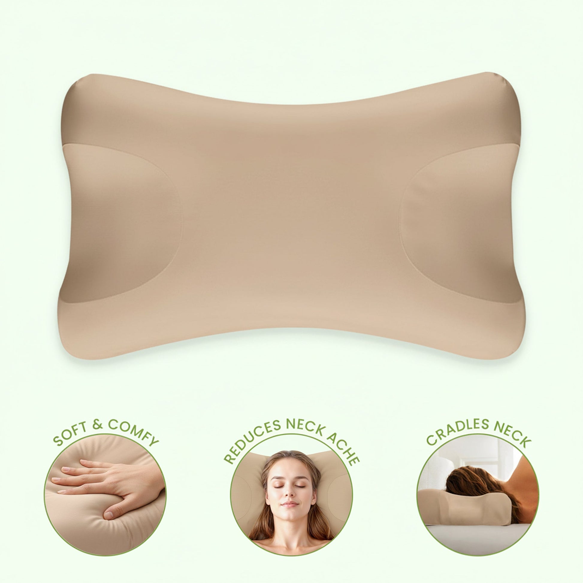 Anti-wrinkle beauty pillow for glowing skin