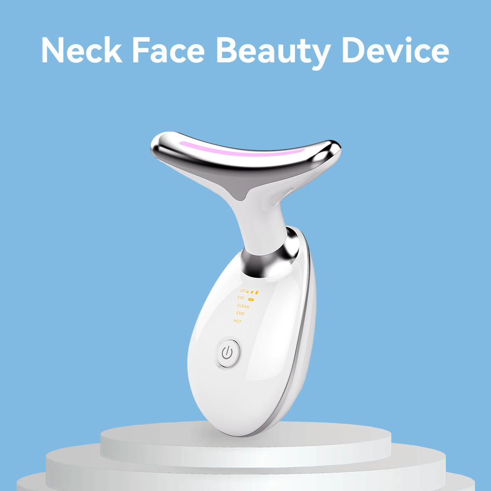 LED light therapy 7-color face and neck massager wand