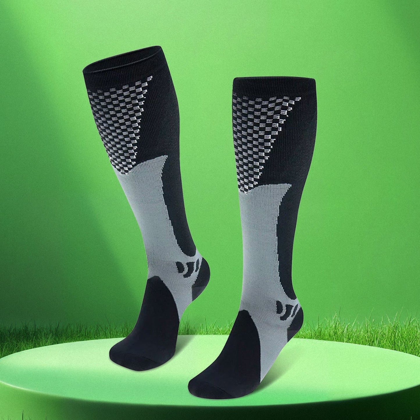 20-30mmHg knee-high compression socks for swelling and leg fatigue