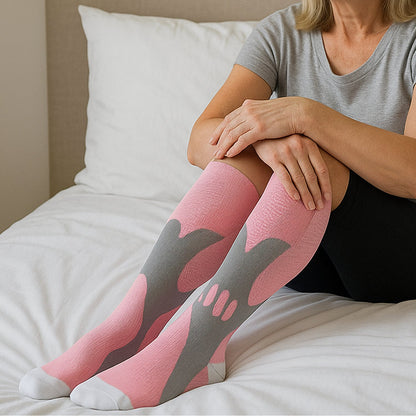 20-30mmHg knee-high compression socks for swelling and leg fatigue