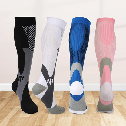 LegEase 20-30mmHg knee-high compression socks pair