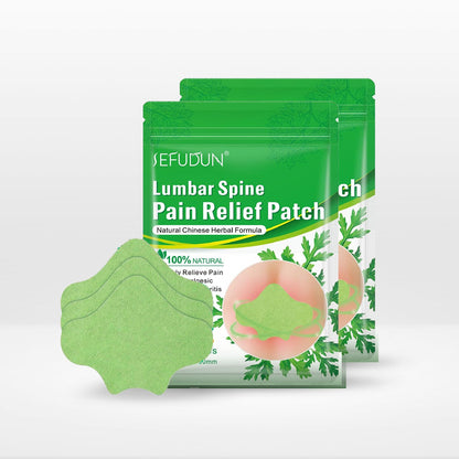Natural herbal adhesive lumbar spine patches for lower back