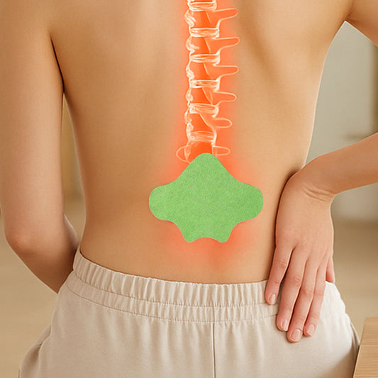 Natural herbal adhesive lumbar spine patches for lower back