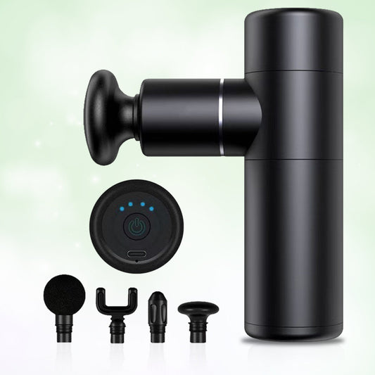Compact percussion mini massager gun
