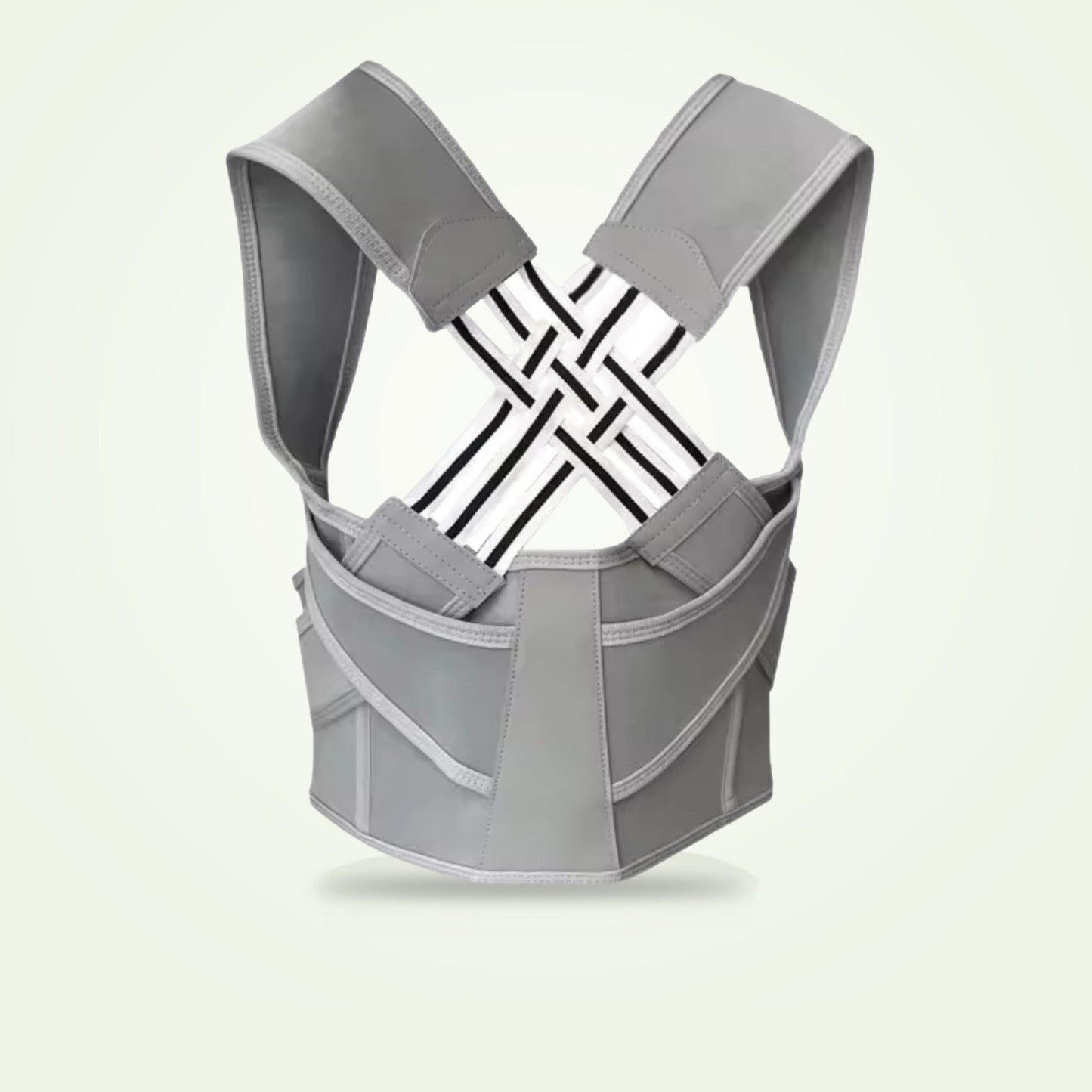 Adjustable posture corrector belt with free massage roller