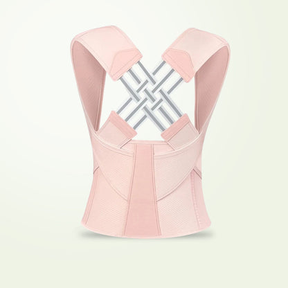 Adjustable posture corrector belt with free massage roller