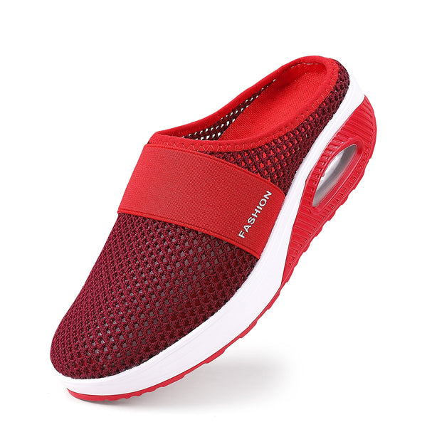 Slip-on air cushion lightweight walking shoes
