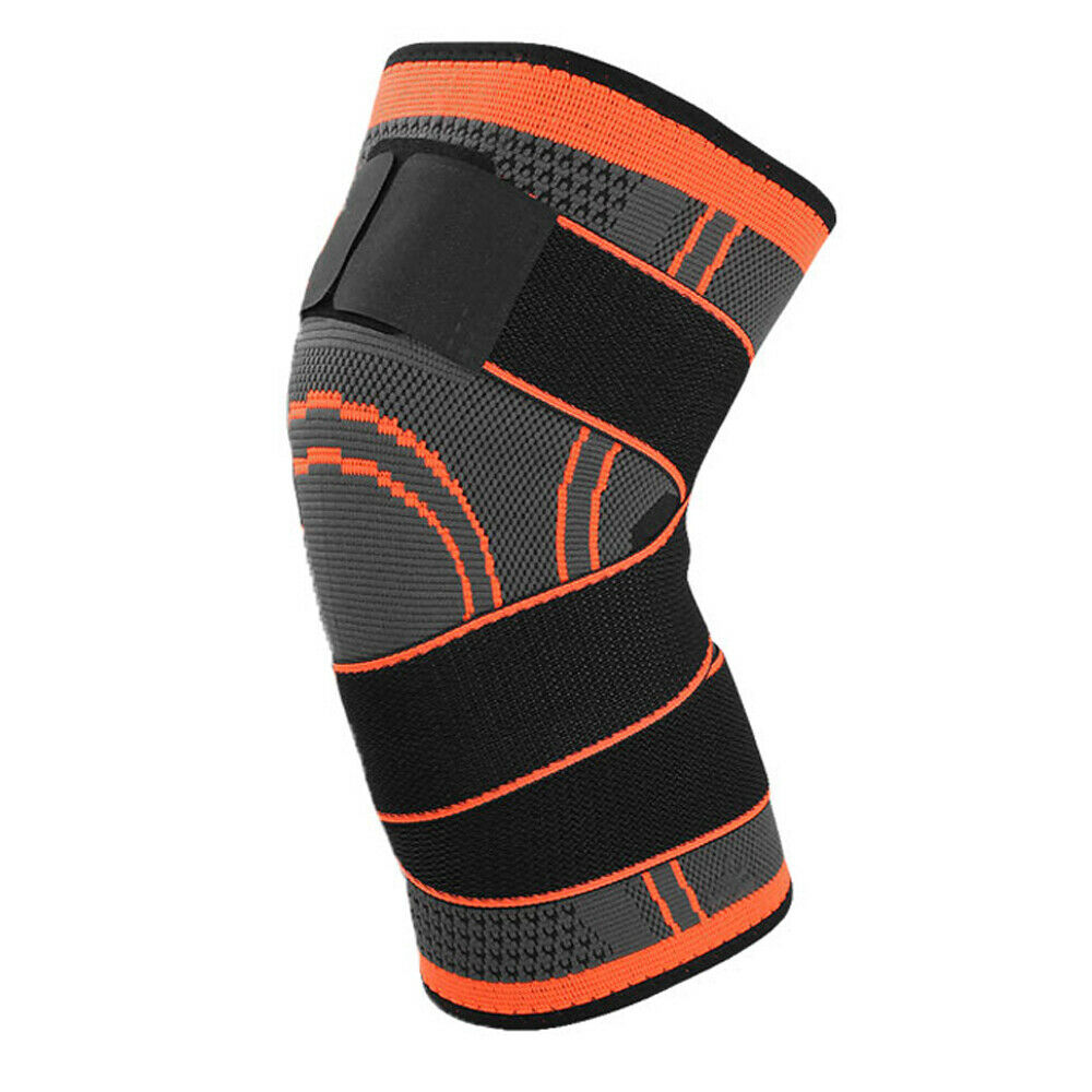 3D-knit knee compression sleeve for arthritis and patellar support