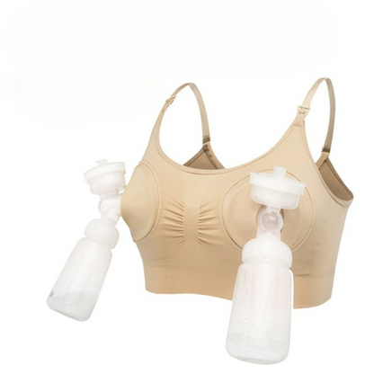 Pregnancy and nursing bras with open close front for comfort