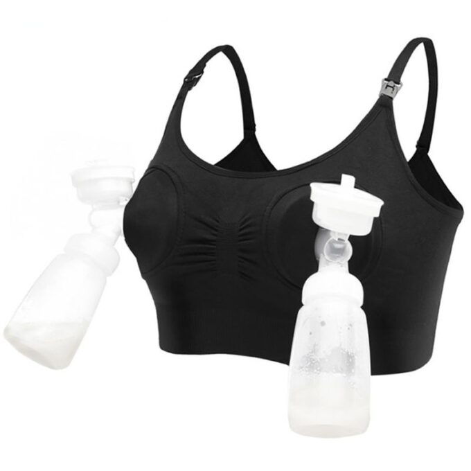 Pregnancy and nursing bras with open close front for comfort