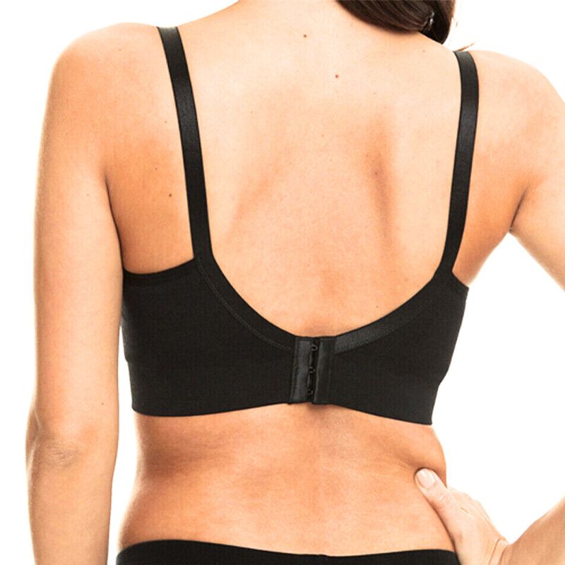 Pregnancy and nursing bras with open close front for comfort